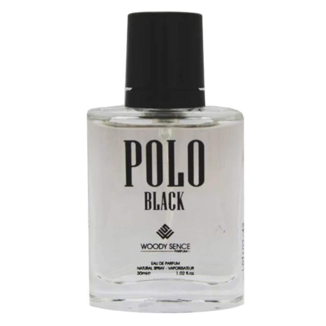 عطر جیبی مردانه وودی سنس مدل Polo Black