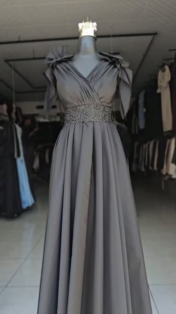 پیراهن ماکسی جنس تافته