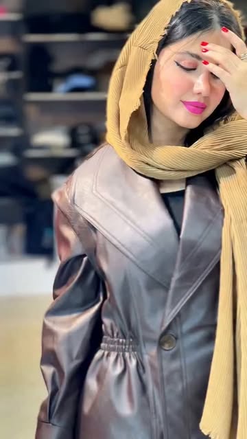 کت چرم عروسکی مدل سوزان